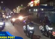 Pantau Situasi Kamtibmas Di Wilayah, Dandim 1710/Mimika Bersama Kapolres Pimpin Patroli Sepeda Motor