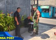 Inilah Selipan Pesan Babinsa Jayengan Kepada Security Hotel, Tetap Jaga Keamanan dan Ketertiban