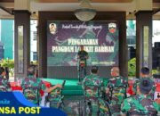 Pangdam I/BB Awali Tugas dengan Entry Briefing dan Pengarahan kepada Prajurit