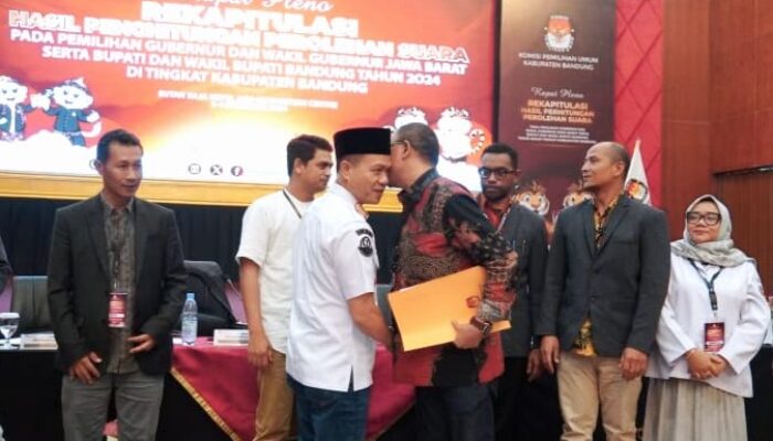 KPU Kabupaten Bandung Gelar Pleno Rekapitulasi Pilbup 2024, ini Hasilnya