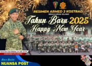 Kemeriahan Malam Pergantian Tahun Bersama Prajurit Menarmed 2 Kostrad