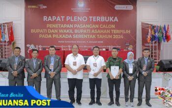 KPU Kabupaten Asahan Tetapkan Pasangan Calon Bupati dan Wakil Bupati Terpilih Kabupaten Asahan Tahun 2025