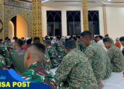 Satgas Yonzipur 5/ABW : Semarak Malam Nisfu Sya’ban, Dzikir , Do’a dan Kebersamaan untuk Meraih Ampunan