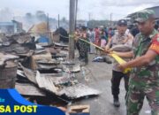 Respon Cepat, Anggota Kodam IM bantu penanganan Kebakaran di Simeulue.