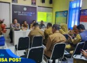 Polsek Sukadana Ikuti Loka Karya Mini Lintas Sektor UPTD Puskesmas Sukadana