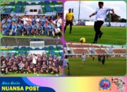 Silaturahmi Match Kemenpora vs IGORNAS Dibuka Tendangan Utama Wali Kota Bandung Farhan