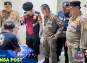 Gabungan Polri, TNI, dan Satpol PP Gelar Razia Pekat di kota Nanga Pinoh Kabupaten Melawi