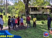 Prajurit Yonif 501 Kostrad Bantu Pembangunan Rumah Pastor di Papua