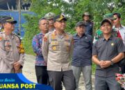 Kapolres Majalengka Tinjau Langsung Lokasi Longsor Penghubung Jalan Desa Margamukti