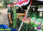 Batalyon Armed 13 Kostrad Menggelar Bazar Murah