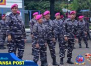 Danpasmar 1 Ikuti Acara Pelepasan Mudik Bersama Keluarga Besar Korps Marinir