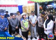 Danlanud Sultan Hasanuddin Bersama Wakil Gubernur Sulsel Pantau Arus Mudik Lebaran