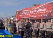 Jelang Idul Fitri, Polres Tasikmalaya Kota Gelar Apel Pasukan Operasi Ketupat Lodaya 2025