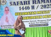 Bupati Mesuji Elfianah Serahkan Puluhan Bantuan Alsintan di Mesuji Timur