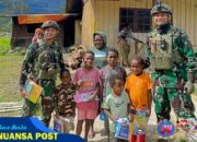 Buku Gambar Dari Satgas TNI Membuka Dunia Baru bagi Anak-Anak Papua