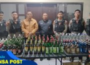 Razia Sat Samapta Polres Demak Amankan Ratusan Botol Miras di Bulan Ramadhan