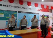 Jelang Operasi Ketupat, Kapolres Tasikmalaya Kota Cek Pos Pengamanan Letter U Gentong