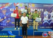 Skadron Udara 33 Lanud Sultan Hasanuddin Raih Juara 2 Pada Kejuaraan Karate Dankoharmatau Cup 2025