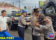 Polsek Cikijing Gelar Halal Bihalal di Halaman Mapolsek Cikijing