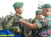 Kasdivif 1 Kostrad Pimpin Upacara Purna Tugas Satgas Yonif 323 Kostrad, Apresiasi Pengabdian di Perbatasan Papua