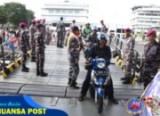 Arus Balik Lebaran 1446 H/2025 M, Ratusan Pemudik Gratis TNI AL Dengan Kapal Perang Diberangkatkan Dari Surabaya