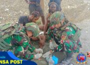 Tingkatkan Kesejahteraan Masyarakat Papua Pegunungan, Satgas Yonif 715/Motuliato Terus Maksimalkan Pelayanan Kesehatan Gratis
