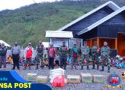 Sentuhan Kasih Kodim 1714/Puncak Jaya Dalam Rangka Hari Paskah