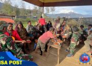 Ngopi Bareng TNI dan Warga Papua: Merajut Kedekatan di Pegunungan