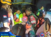 Koramil Ngemplak Bantu Evakuasi Korban Banjir di Desa Sawahan Boyolali