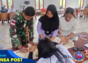 Satgas Yonzipur 5/ABW Bersama Puskesmas Sebindang Gelar Posyandu Balita, Wujud Nyata Kepedulian Terhadap Tumbuh Kembang Anak