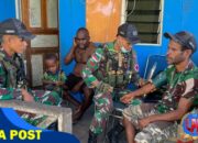 Peduli Kesehatan Warga Papua, Satgas Yonif 641/Bru Laksanakan Pengobatan Keliling Di Distrik Kobakma