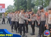 Polres Garut Gelar Halal Bihalal Usai Sukseskan Operasi Ketupat Lodaya 2025