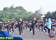 Ciptakan Prajurit Sehat, Pasmar 1 Gelar Olahraga Bersama