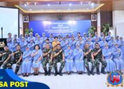 Danlanud Laksanakan Halal Bihalal Dengan Pengurus PIA Ardhya Garini Cabang 7/D.II Lanud Sultan Hasanuddin
