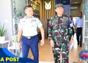 Danlanud Sultan Hasanuddin Terima Kunjungan  Danpuslat Kodiklat TNI