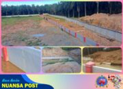  Pagar Lapas Kelas III Kotapinang Yang Baru Saja Rampung Ambruk Diguyur Hujan