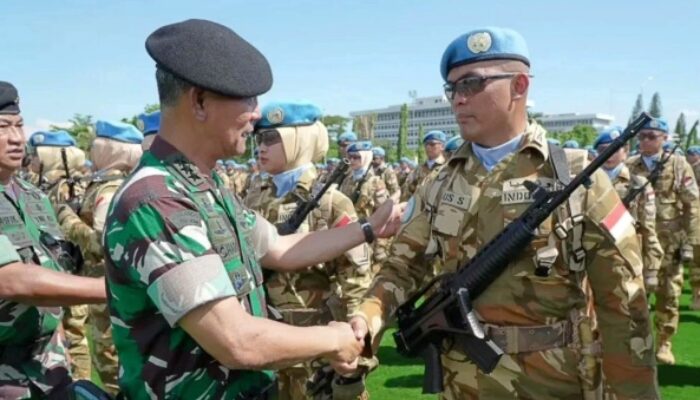 Kasum TNI Sambut Satgas Kontingen Garuda UNIFIL Tahun Anggaran 2024-2025