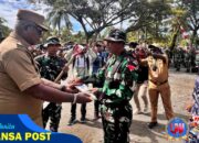 Kodim 1710/Mimika Gelar Upacara Pembukaan TMMD Reguler ke-124 di Kampung Pigapu