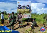Sukseskan Program Hanpangan, Satgas TMMD Ke-124 Bersama Warga Buka Lahan Tidur Menjadi Lahan Produktif