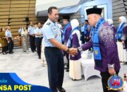 Di Mabesau,Kas Koopsud I Hadiri Pelepasan Jamaah Haji TNI AU