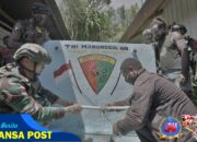Atasi Kesulitan Warga Pelosok Dapatkan Air Bersih, Satgas Yonif 715/Motuliato Bangun Bak Penampungan Air