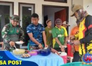 Penuh Kekeluargaan, Warga Siapkan Makan Siang Untuk Satgas TMMD Ke-124 Kodim 1501/Ternate