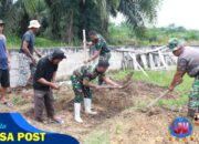 TMMD Ke-124 Kodim 0320/Dumai : Akses Sanitasi Layak Terus Ditingkatkan, Pembuatan MCK di Jalan Baru Blok A Kelurahan Bukit Kapur Jadi Fokus