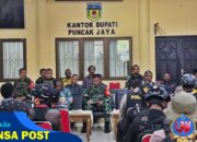 Dansatgas Yonif 715/Motuliato Monitoring Mediasi Konflik Antar Pendukung Paslon Bupati di Puncak Jaya