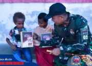TNI Hadir Untuk Anak Negeri, Bagikan Susu Demi Gizi Sehat