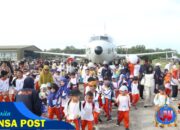 Ribuan Siswa Antusias Ikuti Kunjungan Kedirgantaraan di Lanud Sultan Hasanuddin
