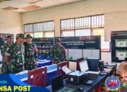 Dansatgas TMMD Ke-124 Kodim 1501/Ternate Dampingi Tim Wasev Tinjau Sasaran TMMD di Kec. Sahu, Halmahera Barat