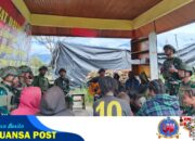 Hangatnya Ibadah Bersama TNI dan Warga di Pedalaman Papua: Satukan Hati di Pos Eromaga