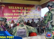 Damai dalam Nada dan Doa di Tanah Eronggobak: Satgas TNI Gelar Ibadah Bersama Warga Papua