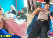 Wakapolsek Bantarujeg dan Anggota Gelar Donor Darah, Wujud Kepedulian kepada Sesama